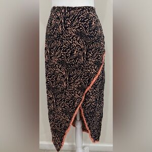 Anthropologie Beachgold Angled Summer Skirt Size S